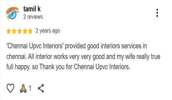 Chennai UPVC Interiors Review